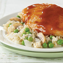 BBQ Chicken with Brown Rice Pilaf