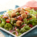 Edamame Salad with Raspberry Vinaigrette